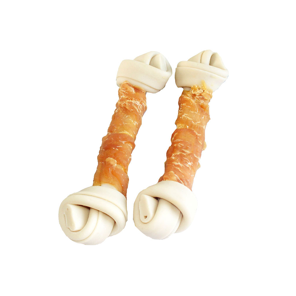 Chicken Wrapped Dental Knotted Bone